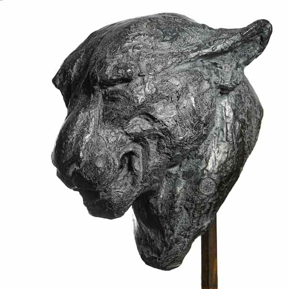 sculpture chimpanze bronze
